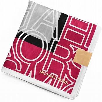 MICHAEL KORS ハンカチモチーフ　ロゴワンピース　伸縮素材　M Amazon | [マイケルコース] レディース ハンカチ 1枚 グレー